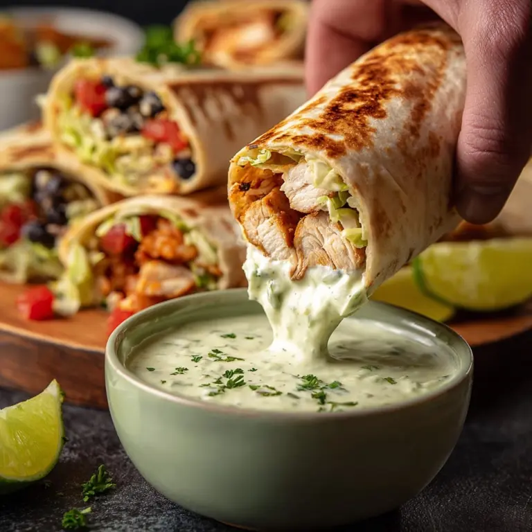 Chipotle Ranch Grilled Chicken Burrito Recipe