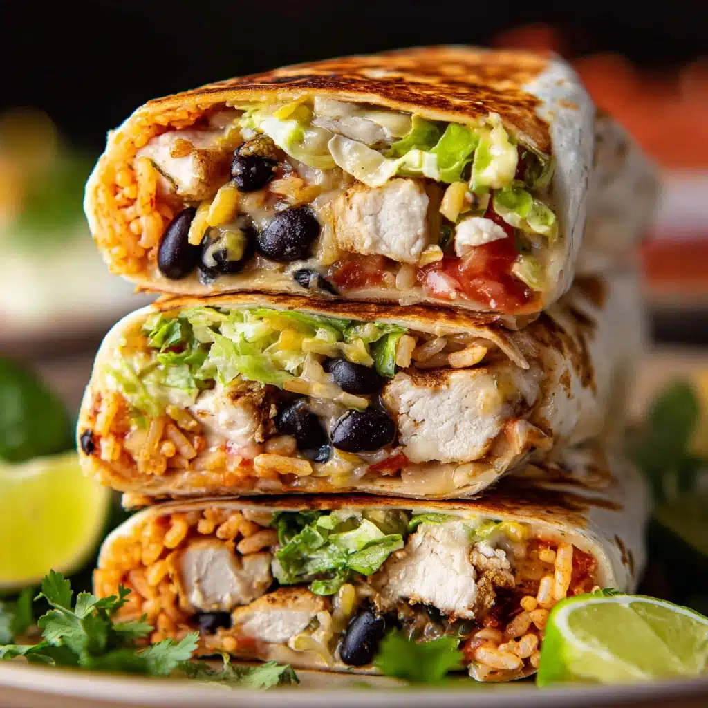 Chipotle Ranch Grilled Chicken Burrito Recipe - Recipe Image