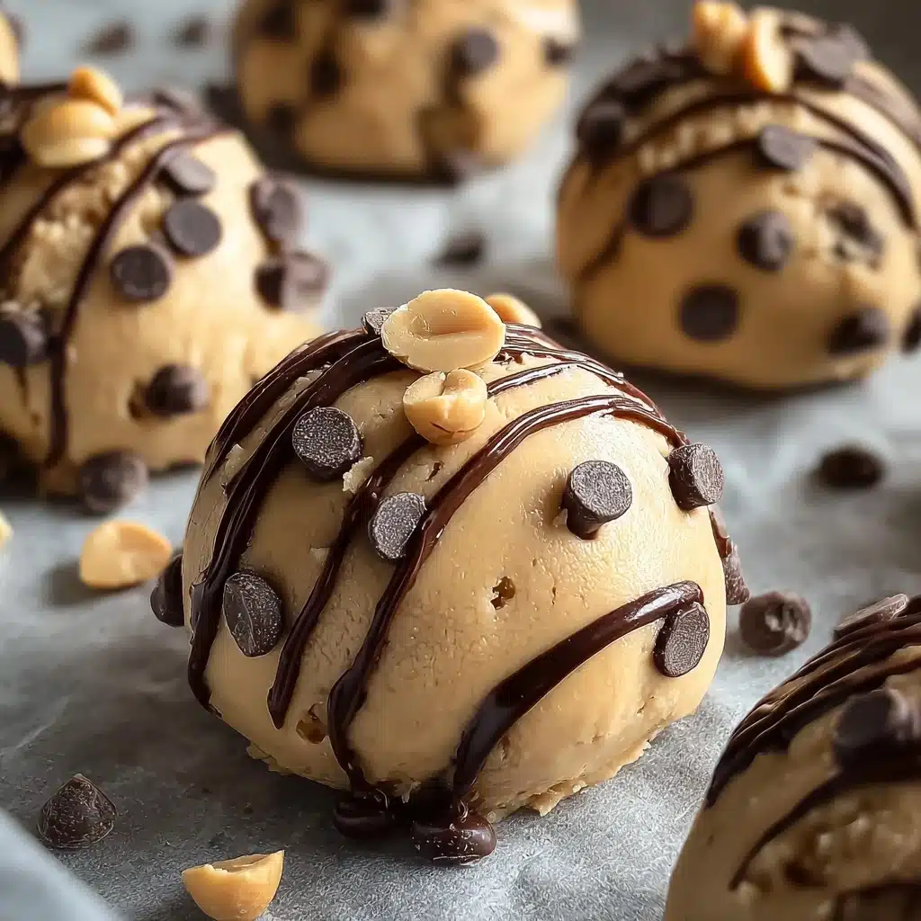 Peanut Butter Bites with Chocolate Chips Recipe - Recipe Image