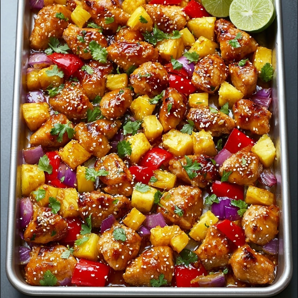 Hawaiian Chicken Sheet Pan Recipe - Recipe Image