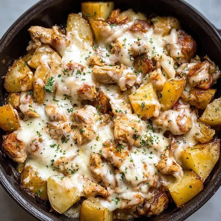 Slow Cooker Garlic Parmesan Chicken and Potatoes Recipe