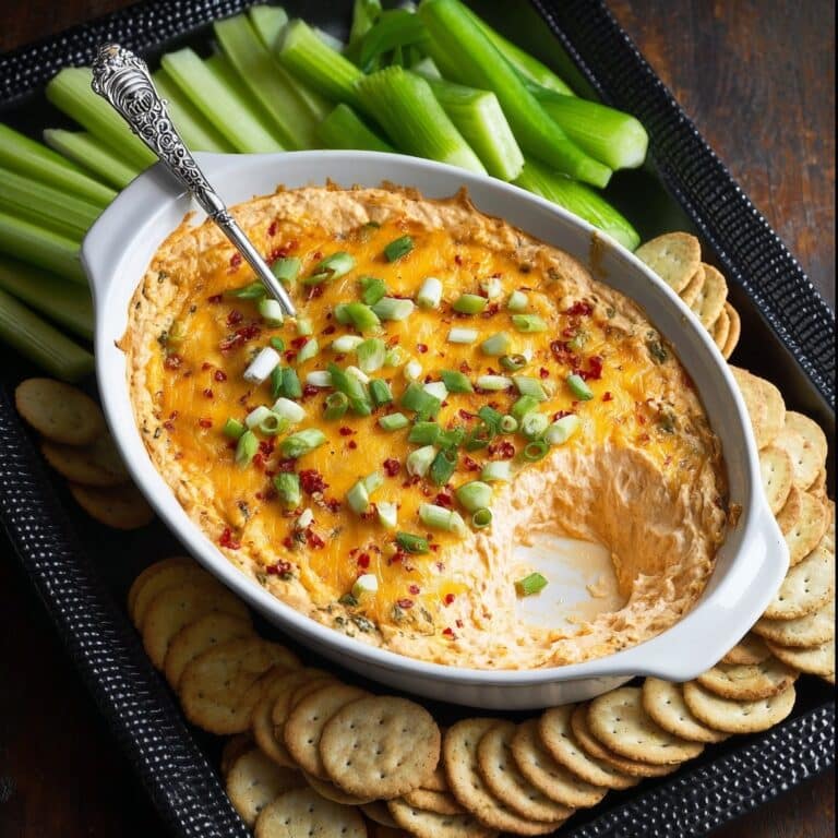 Creamy Rotisserie Chicken Buffalo Dip Recipe