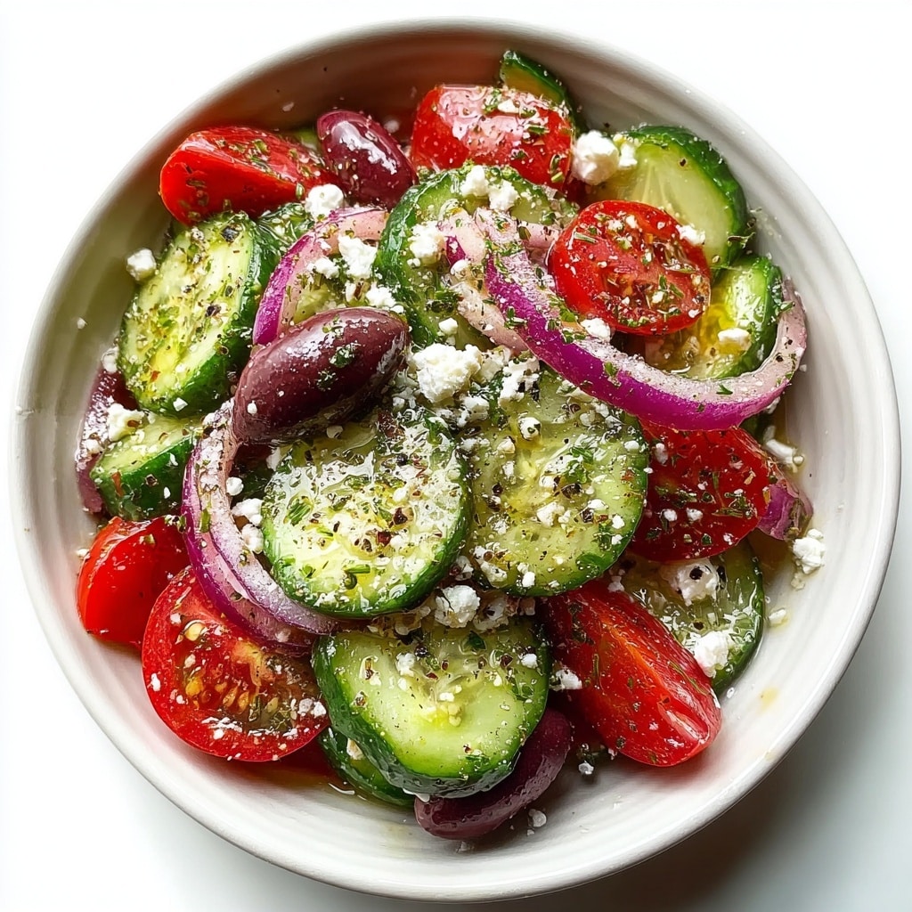 Greek Cucumber Salad Recipe - Recipe Image