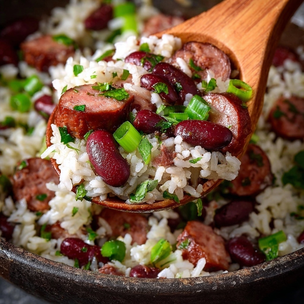 Red Beans Rice Skillet: Easy One-Pan Recipe - Recipe Image