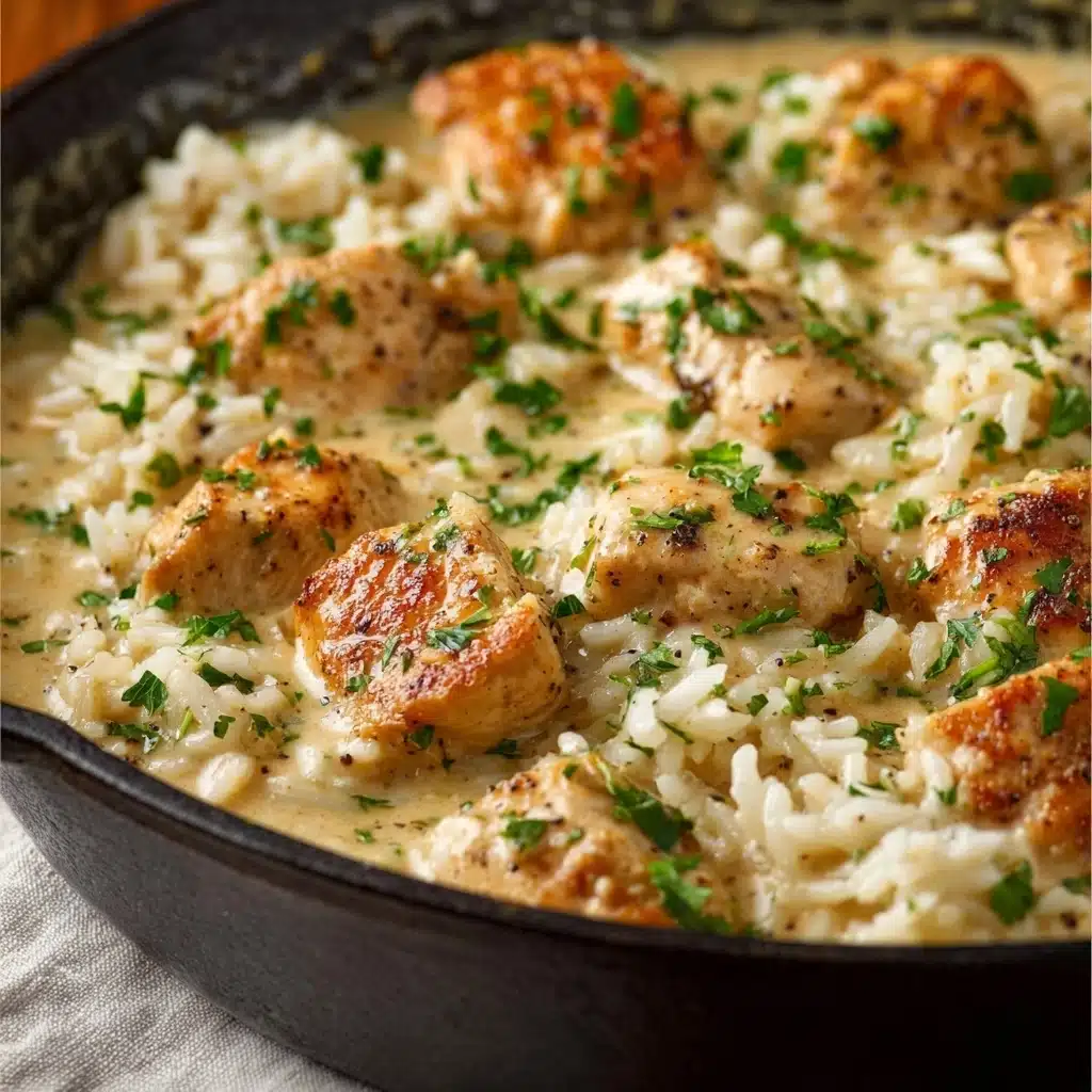 Creamy Herb Chicken & Basmati Rice Recipe - Recipe Image