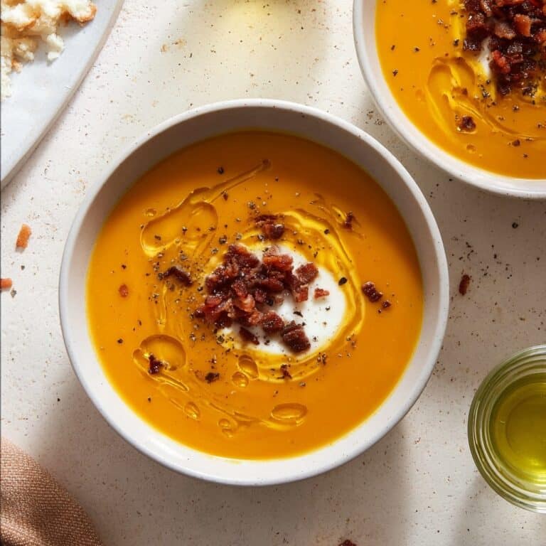 Squash Soup with Curried Brown Butter Recipe
