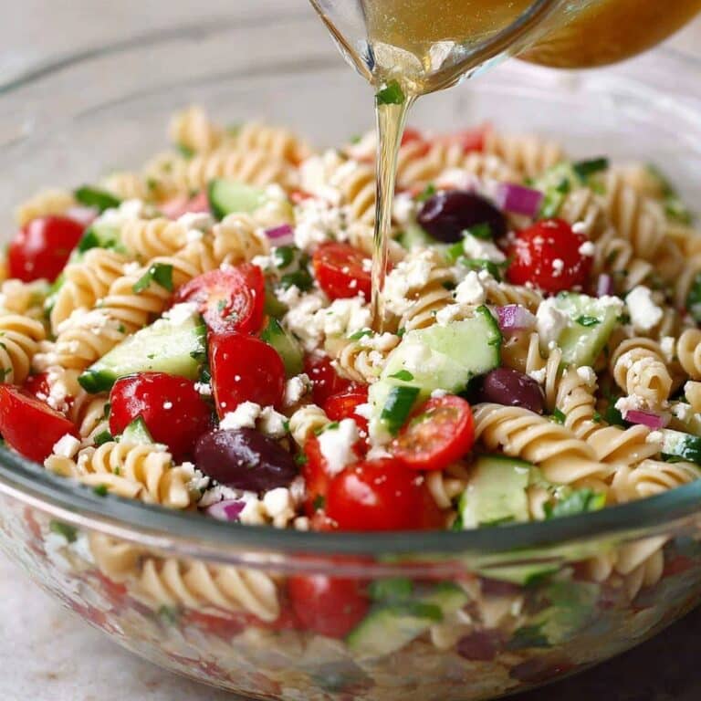 Easy Greek Pasta Salad Recipe