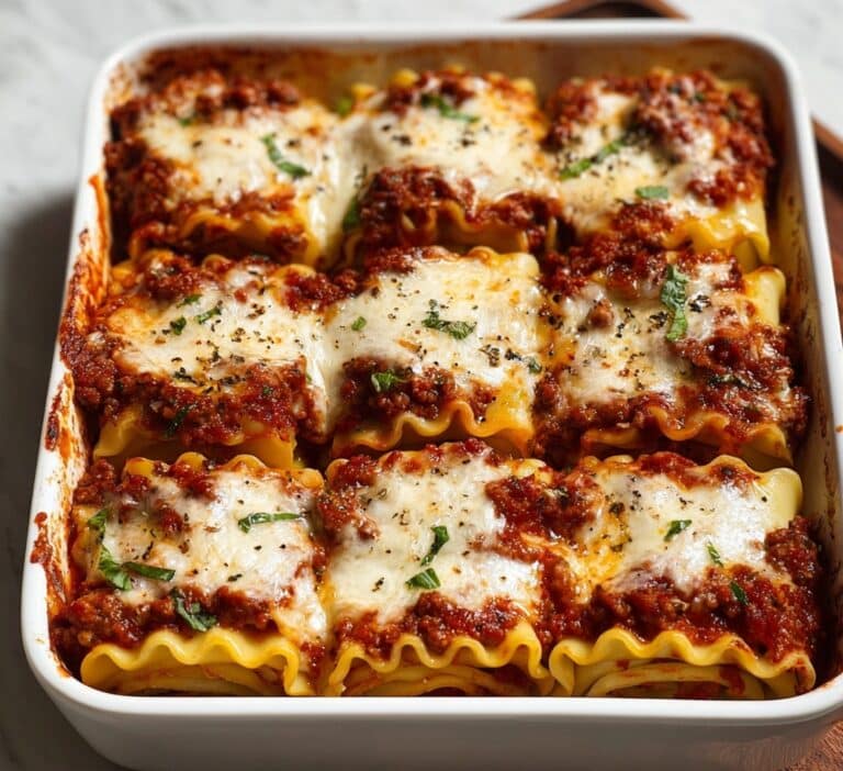 Lasagna Roll Ups with Cottage Cheese Recipe