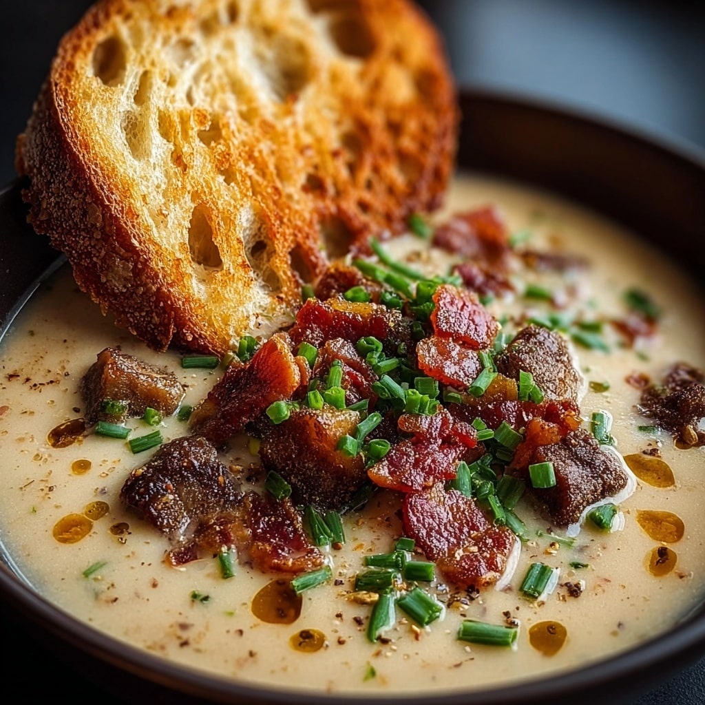 Philly Cheesesteak Soup Recipe - Recipe Image