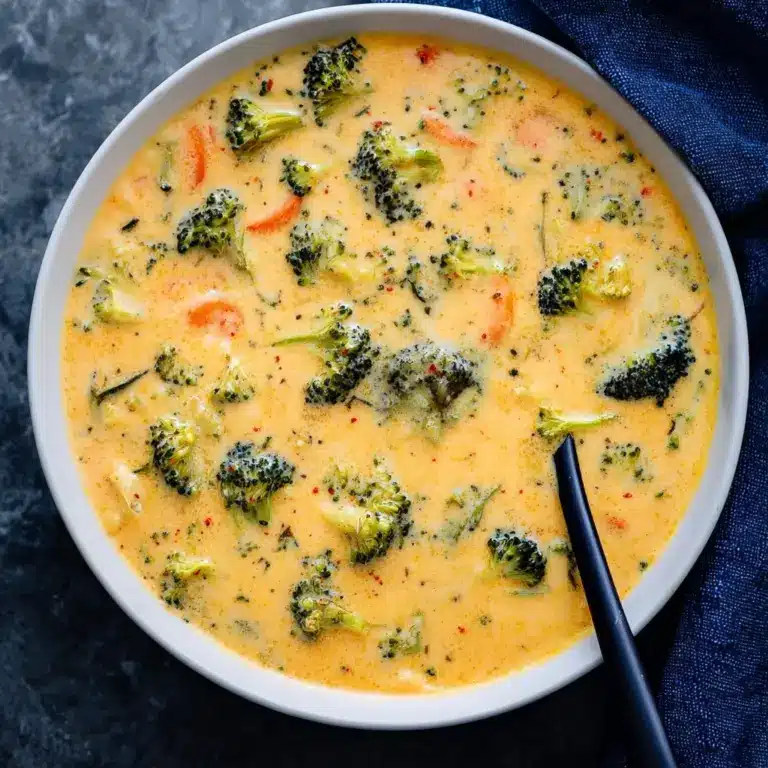Broccoli Cheddar Soup Recipe