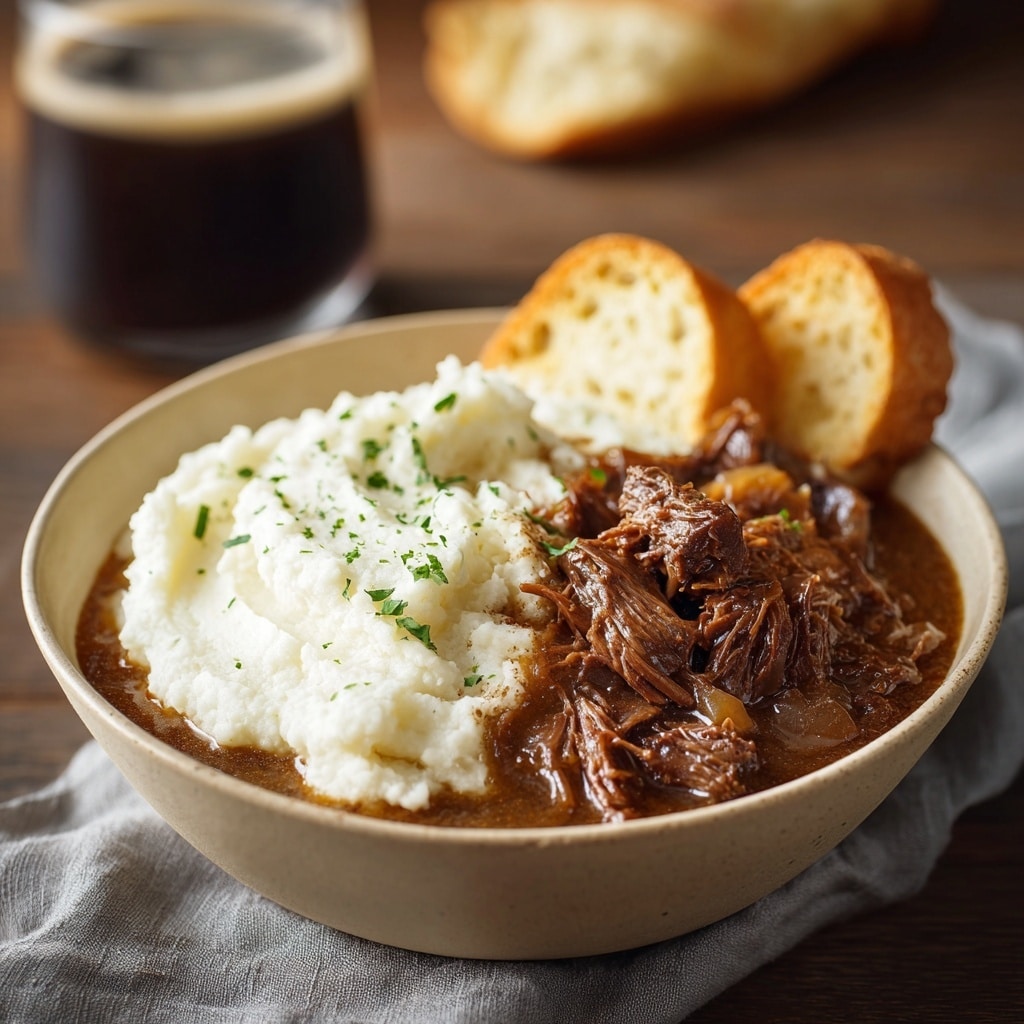 Slow Cooker Beef Manhattan Recipe - Recipe Image