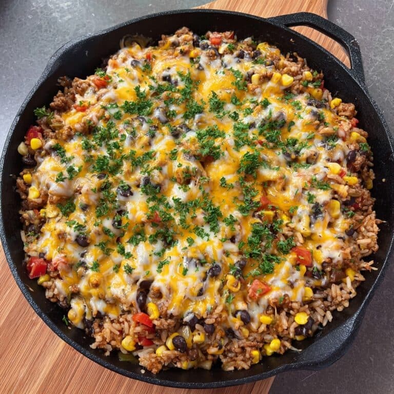 Cheesy Taco Rice Recipe