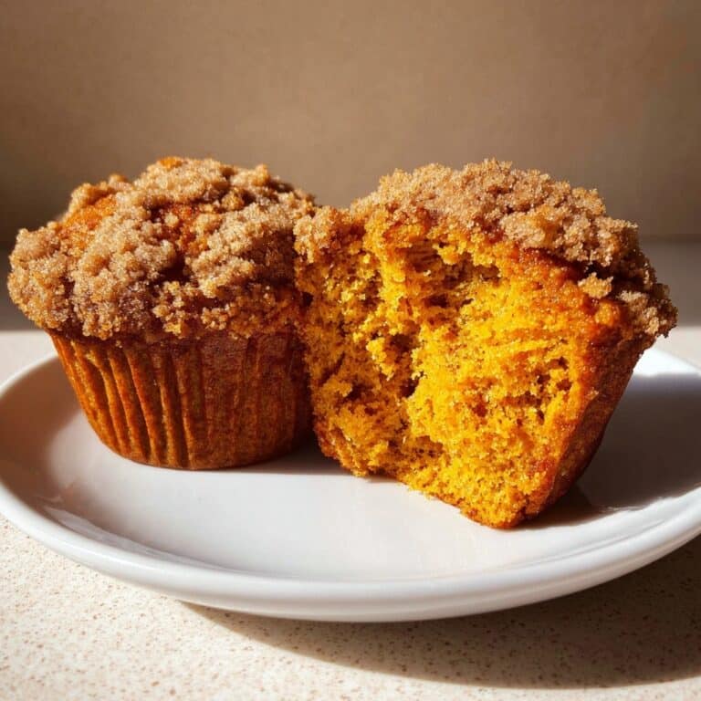 Amazing Spiced Pumpkin Streusel Muffins Recipe