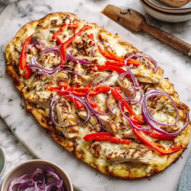 BBQ Chicken Flatbread Recipe