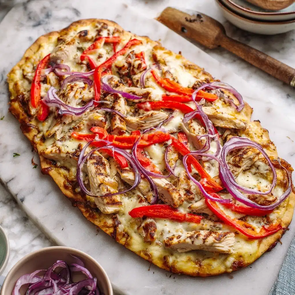 BBQ Chicken Flatbread Recipe - Recipe Image
