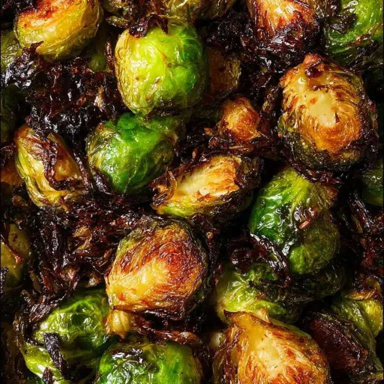 Crispy Honey Balsamic Brussels Sprouts Recipe