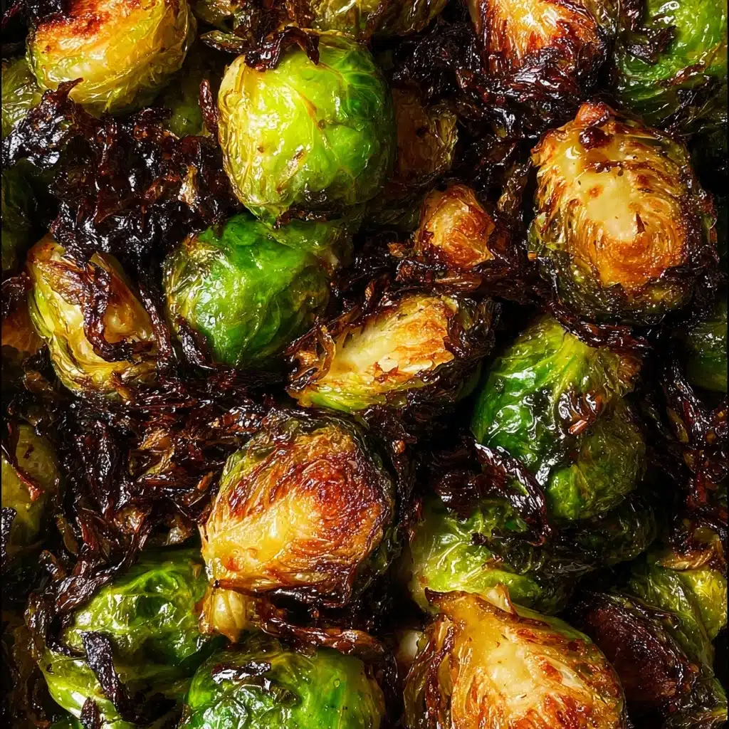 Crispy Honey Balsamic Brussels Sprouts Recipe - Recipe Image