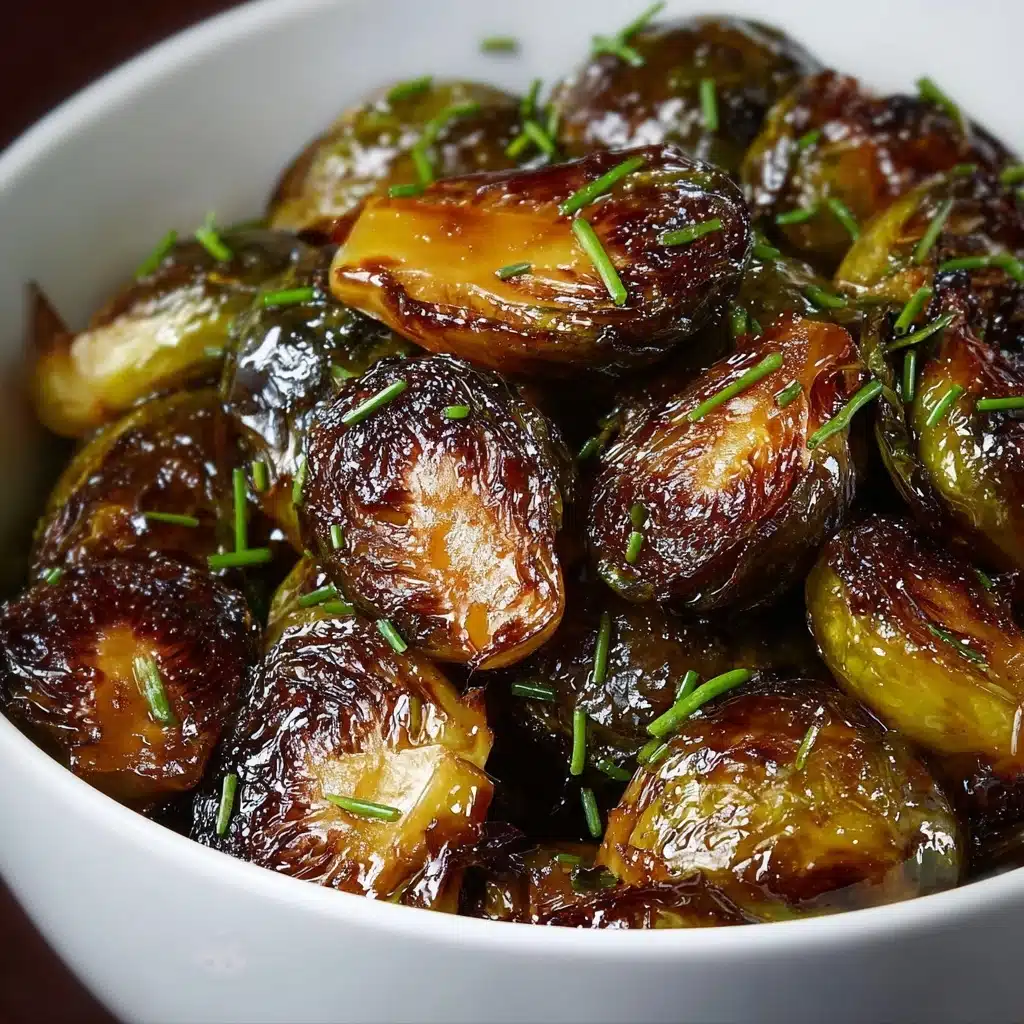 Crispy Honey Balsamic Brussels Sprouts Recipe - Recipe Image