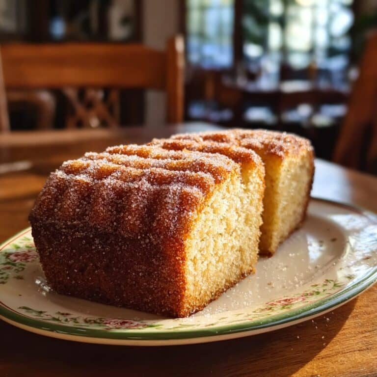 Spiced Apple Cider Donut Loaf with a Cinnamon Sugar Crust Recipe