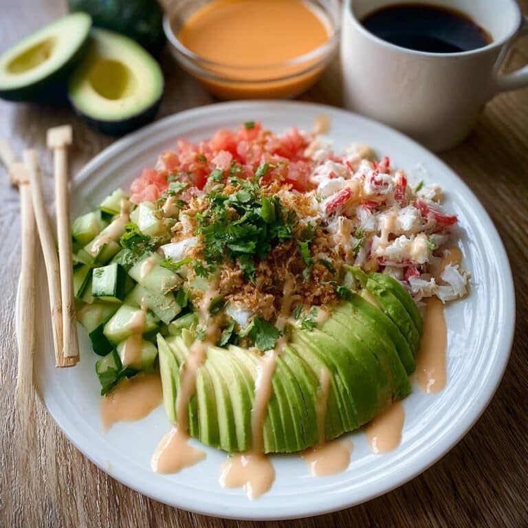 Crunch Roll Sushi Bowl Recipe