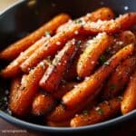 Parmesan Garlic Roasted Carrots Recipe