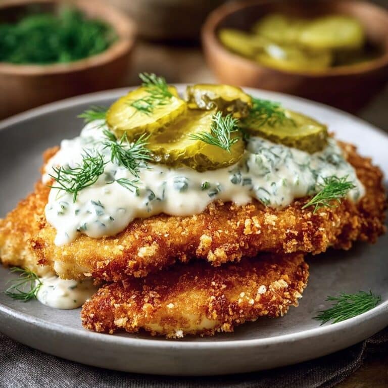 Crispy Dill Pickle Parmesan Chicken Recipe