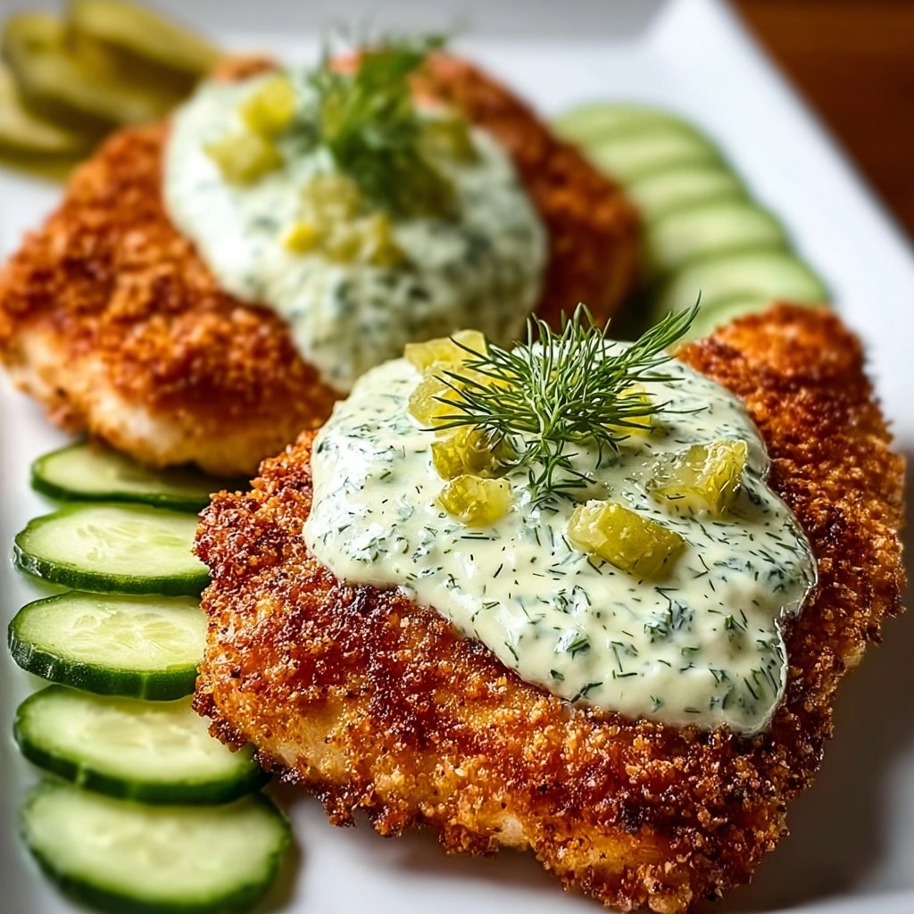 Crispy Dill Pickle Parmesan Chicken Recipe - Recipe Image