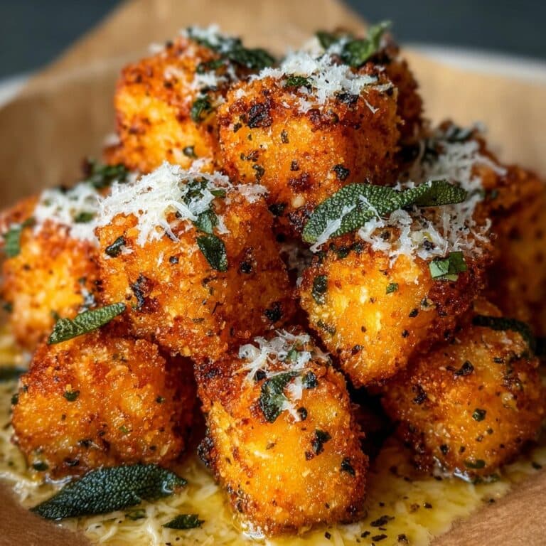 Crispy Sweet Potato Bites with Herbed Parmesan Butter Recipe