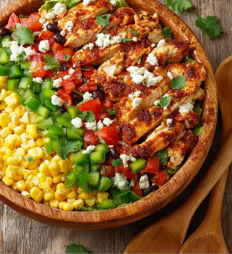 Paprika Chicken & Corn Salad Recipe