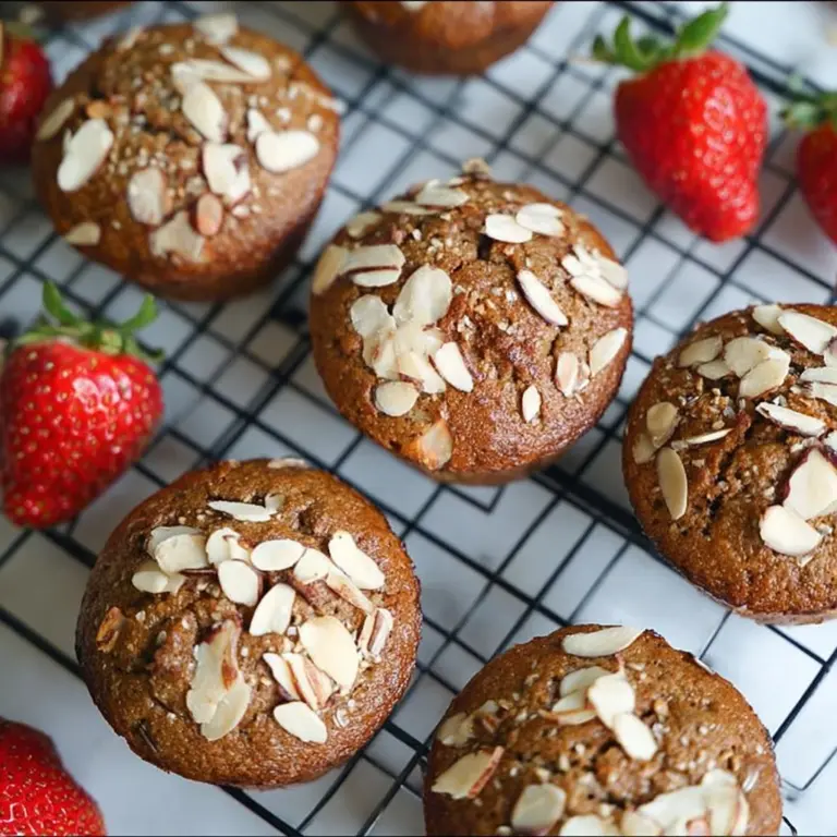 Strawberry Almond Flour Muffins Recipe
