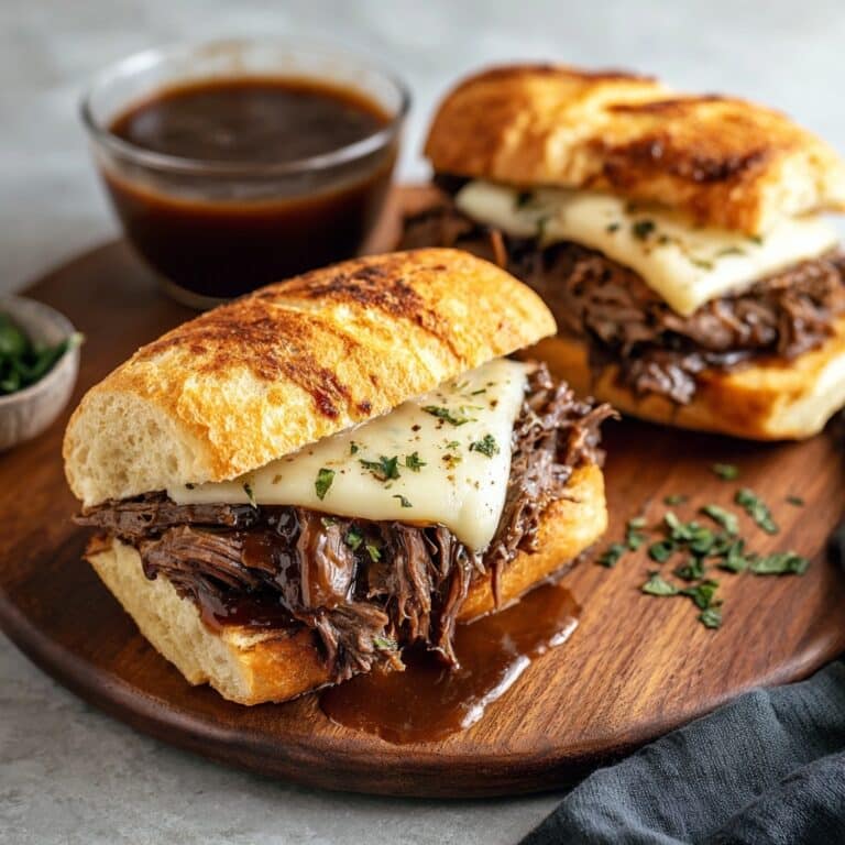 Crockpot French Dip Sandwiches Recipe