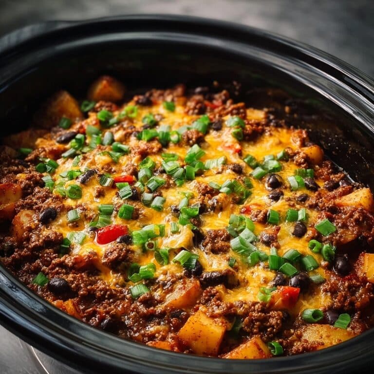 Easy Slow Cooker Cowboy Casserole Recipe