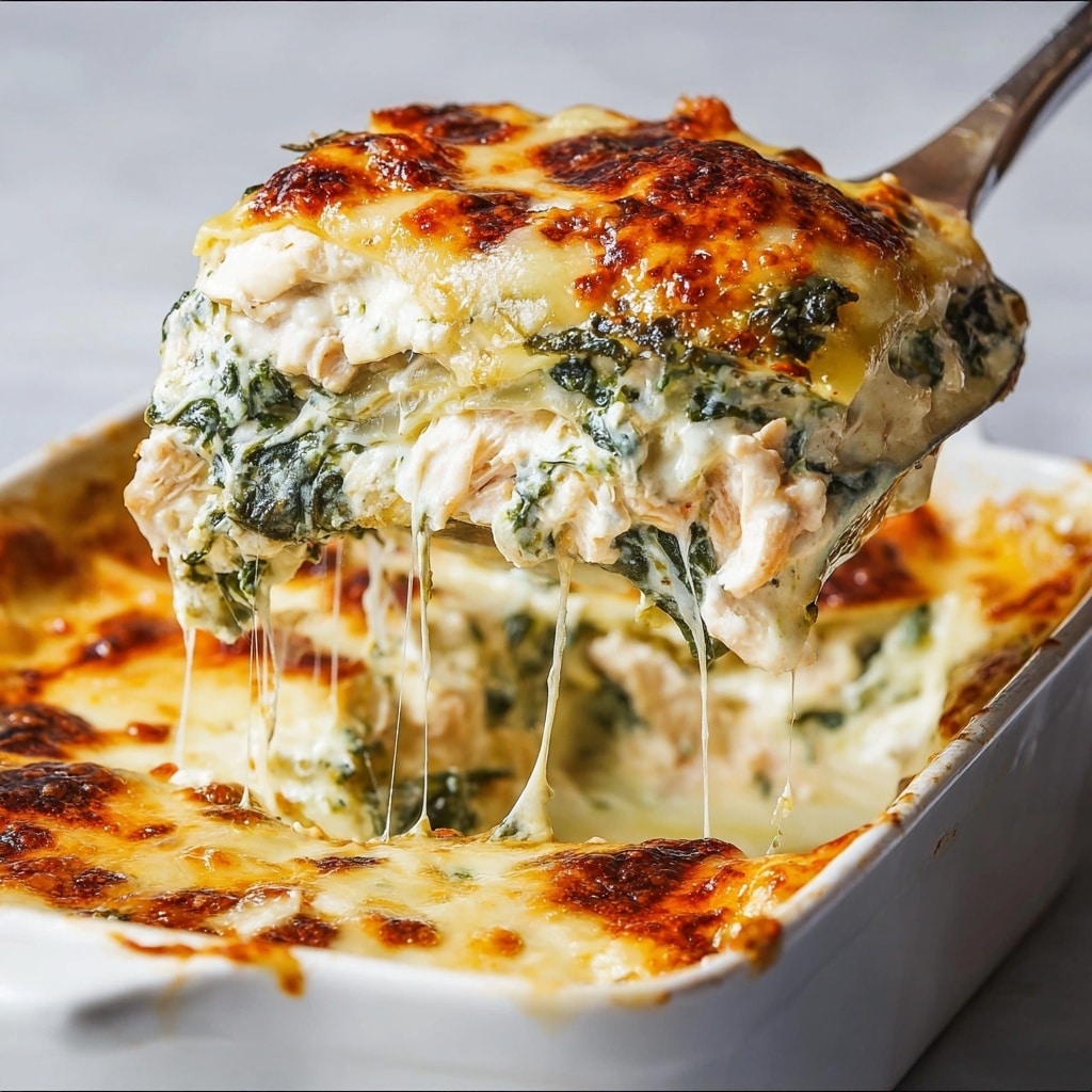 Chicken and Spinach Casserole with Cream Cheese Recipe - Recipe Image