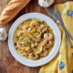 Lemon Garlic Shrimp with Chickpeas Recipe