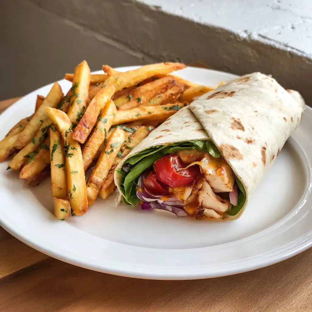 Sweet Chili Chicken Wraps: A Spicy-Sweet Lunch Favorite! Recipe - Recipe Image