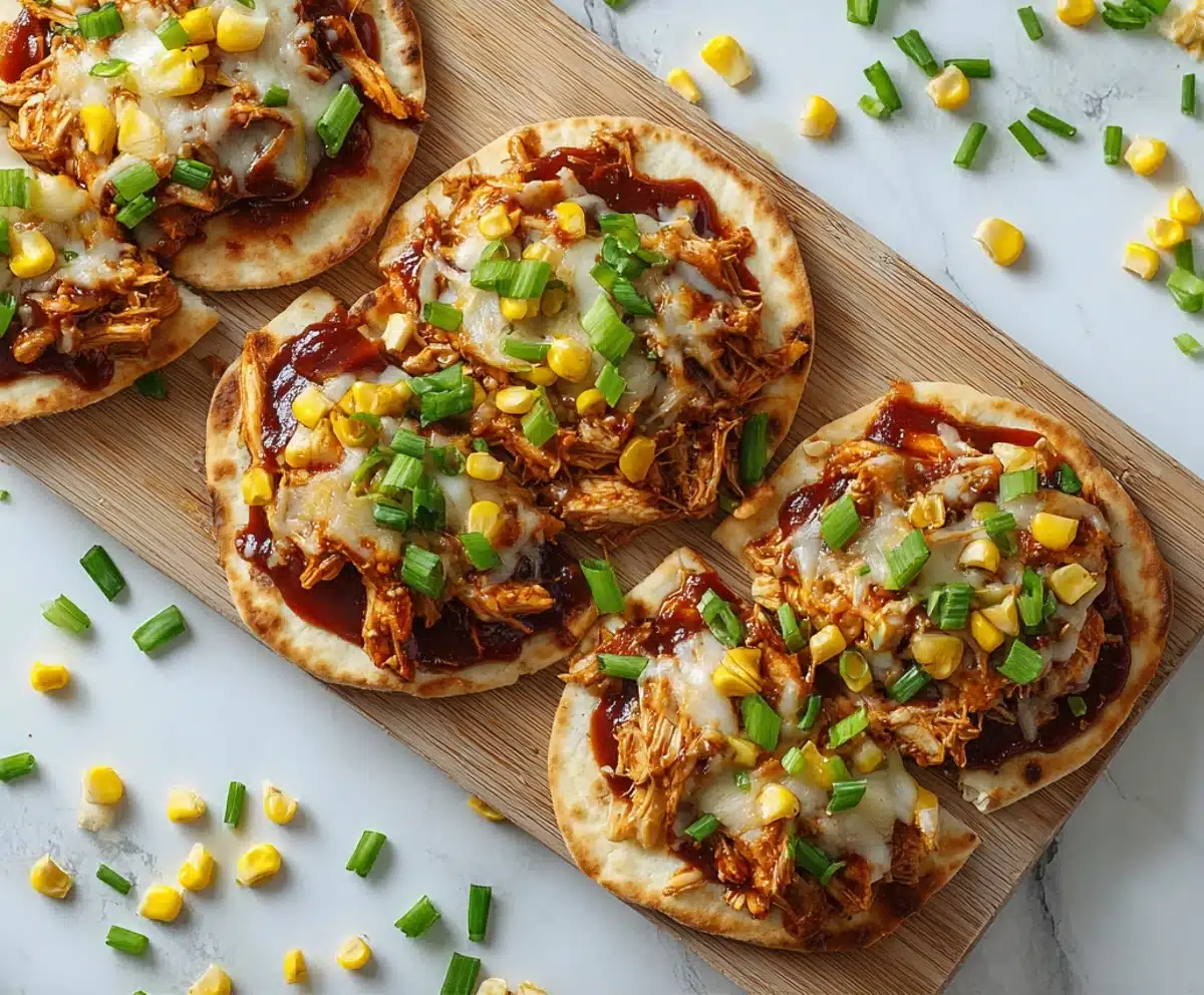 BBQ Chicken Flatbread Recipe - Recipe Image
