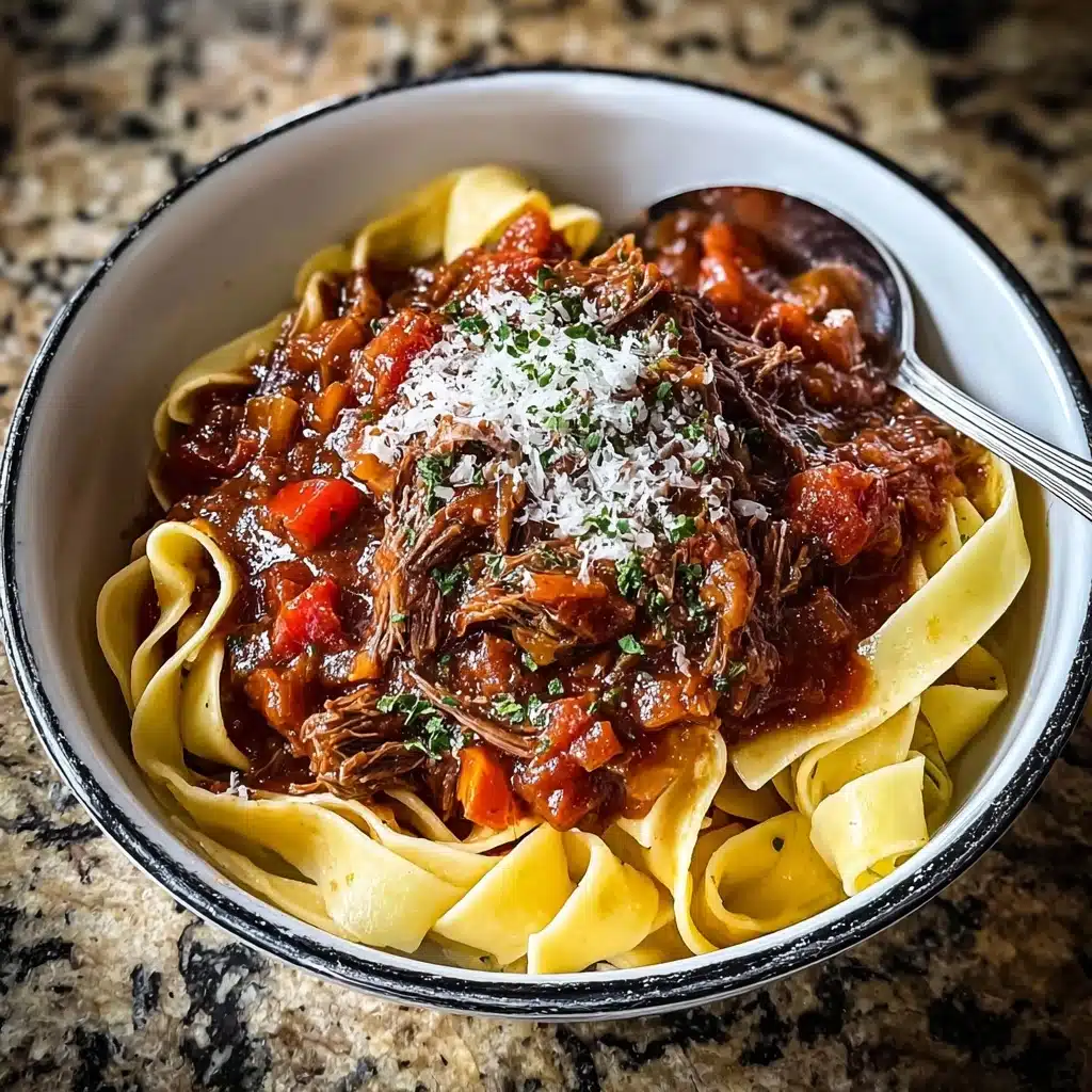 Sunday Slow Cooker Beef Ragu Recipe - Recipe Image