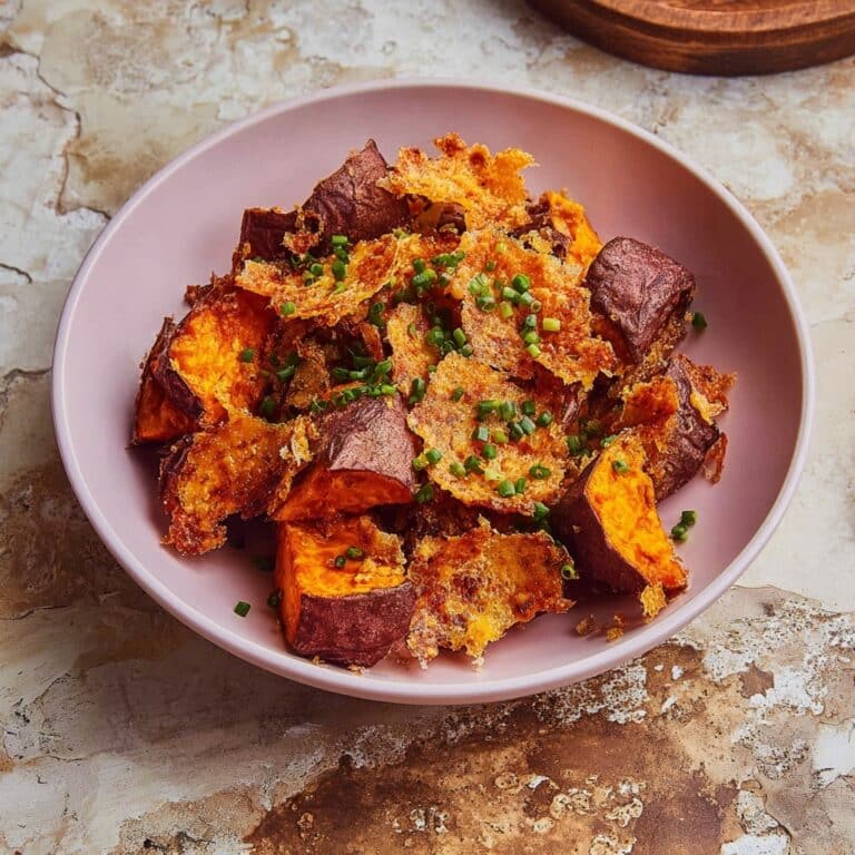 Crispy Parmesan Sweet Potatoes Recipe