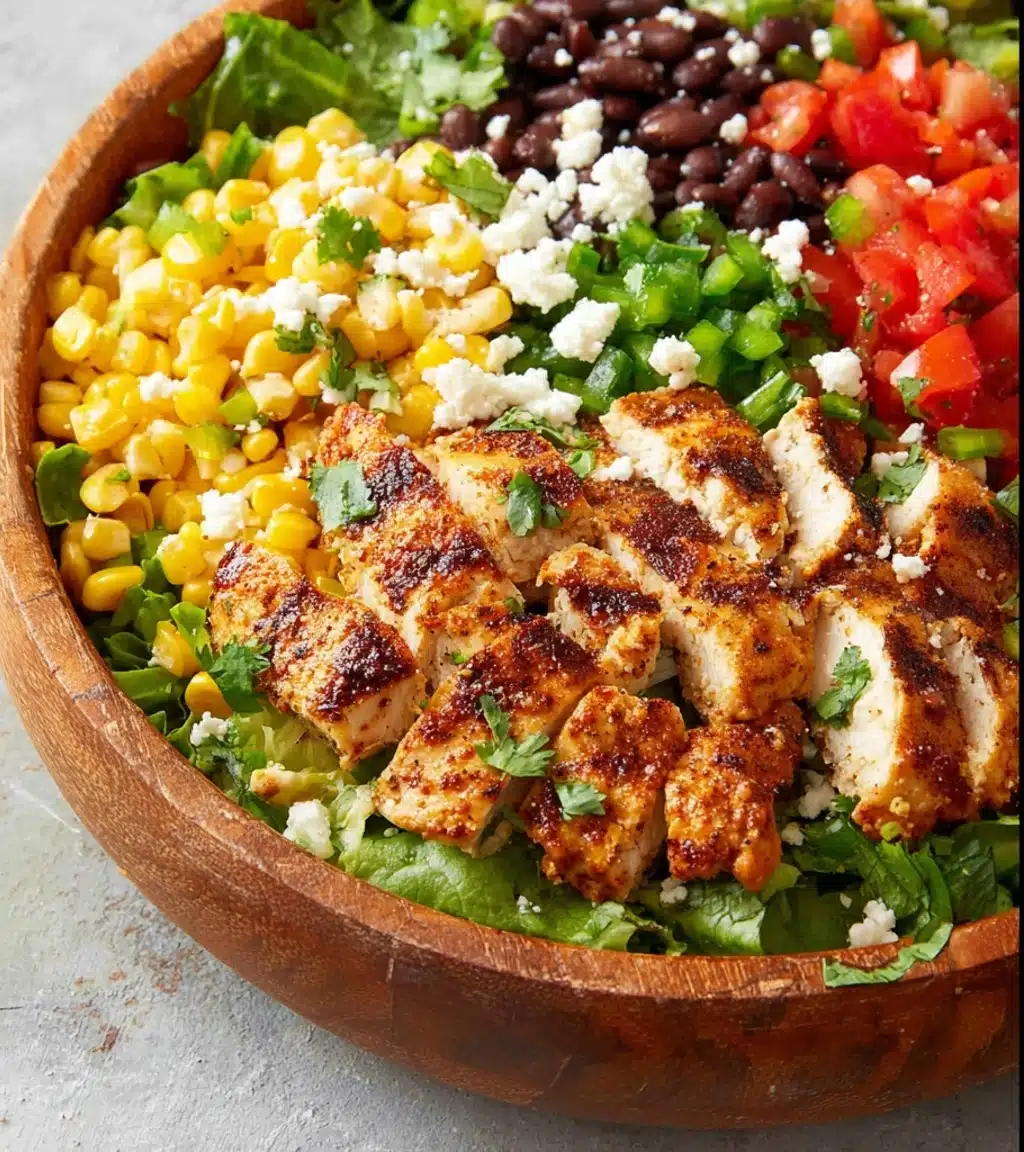 Paprika Chicken & Corn Salad Recipe - Recipe Image