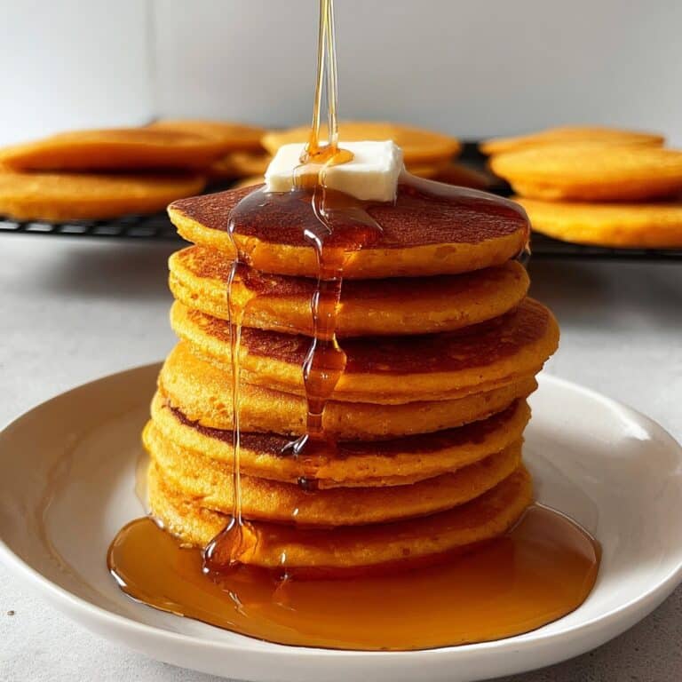 Pumpkin Cottage Cheese Pancakes Recipe