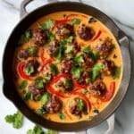 Healthy Thai Turkey Meatballs in Coconut Curry Recipe
