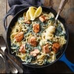 Spinach Salmon Pasta Recipe