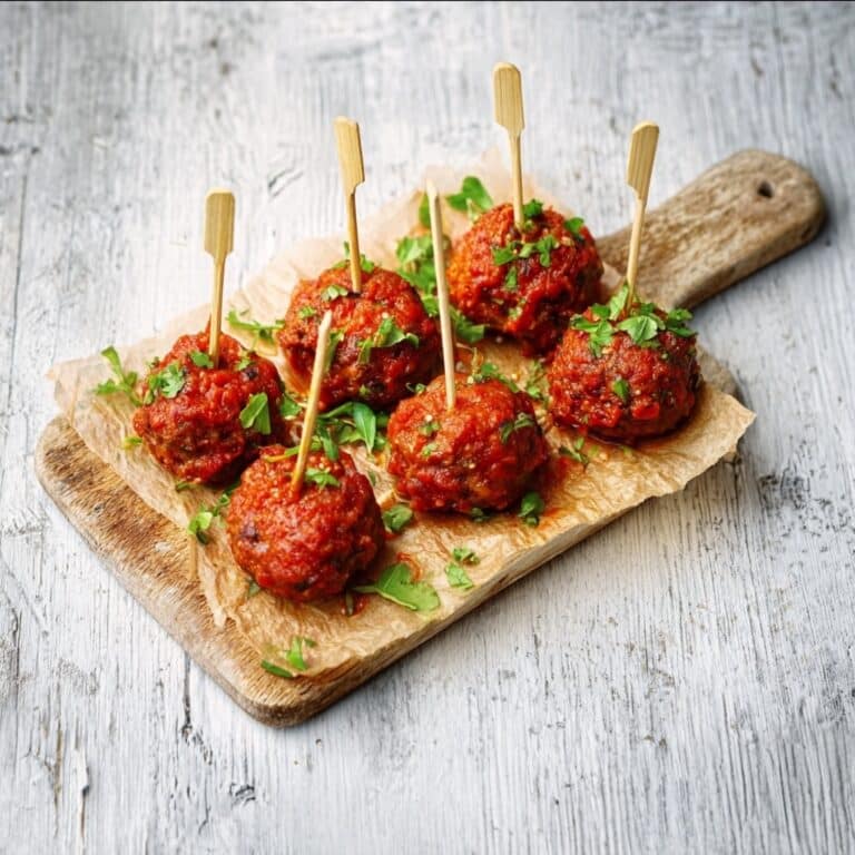Rustic Meatballs and Peppers Recipe