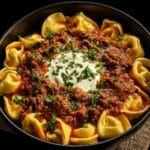 Cheesy Beef Enchiladas Tortellini Recipe