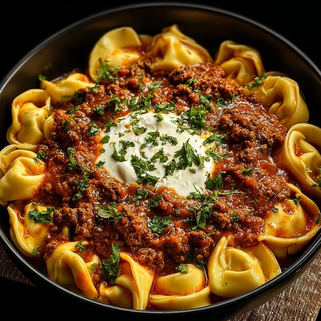 Cheesy Beef Enchiladas Tortellini Recipe - Recipe Image