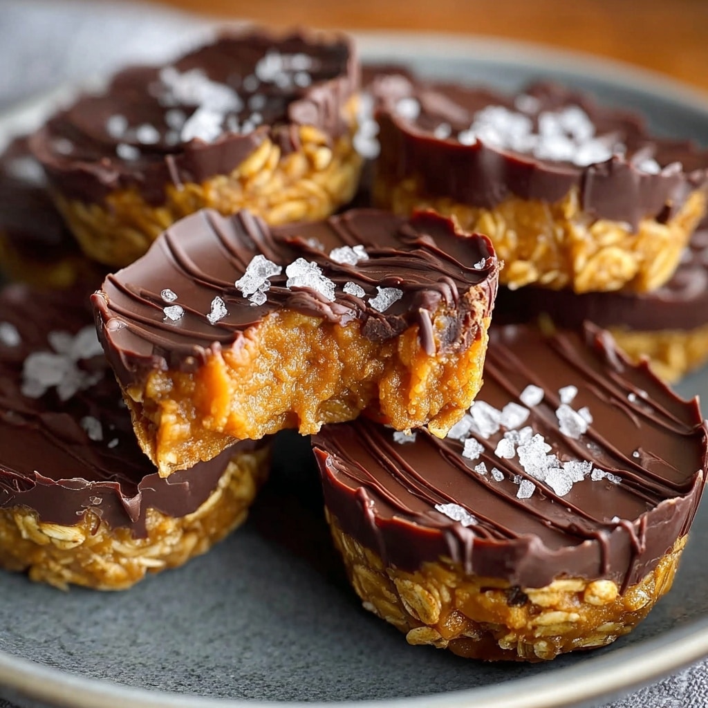 No Bake Peanut Butter Oat Cups Recipe - Recipe Image