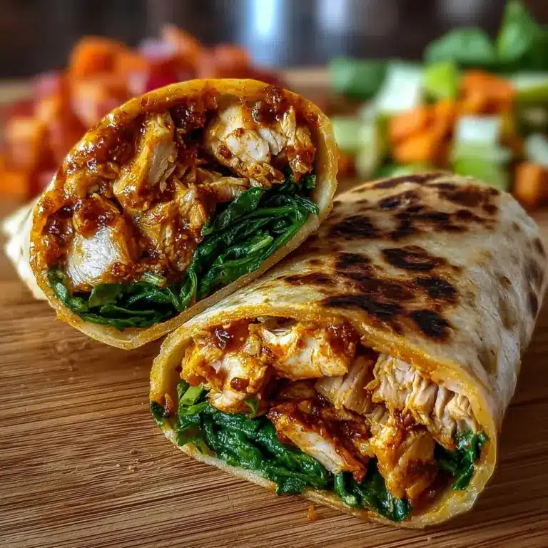 Sweet Chili Chicken Wraps: A Spicy-Sweet Lunch Favorite! Recipe