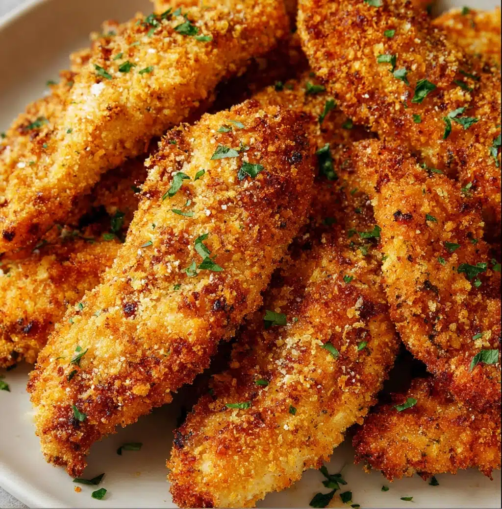 Crispy Baked Chicken Tenders Recipe - Recipe Image