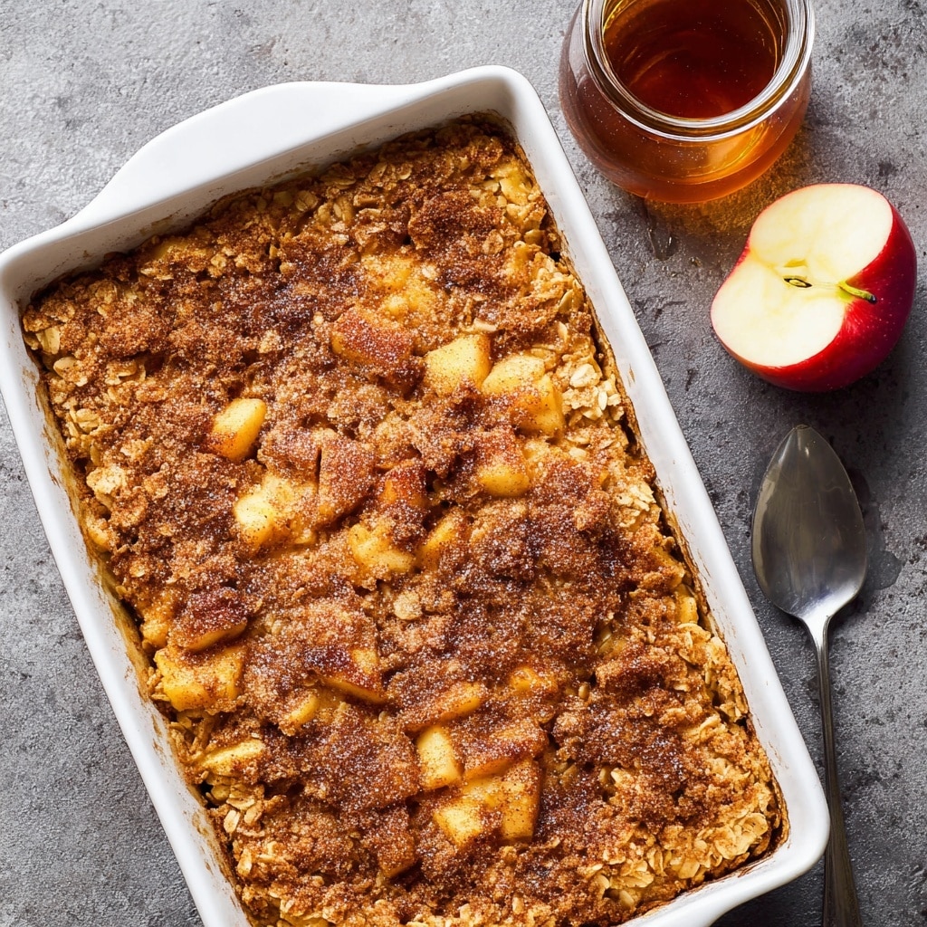 Pumpkin Apple Baked Oatmeal Recipe - Recipe Image