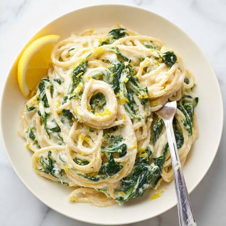 Lemon Ricotta Pasta with Spinach Recipe